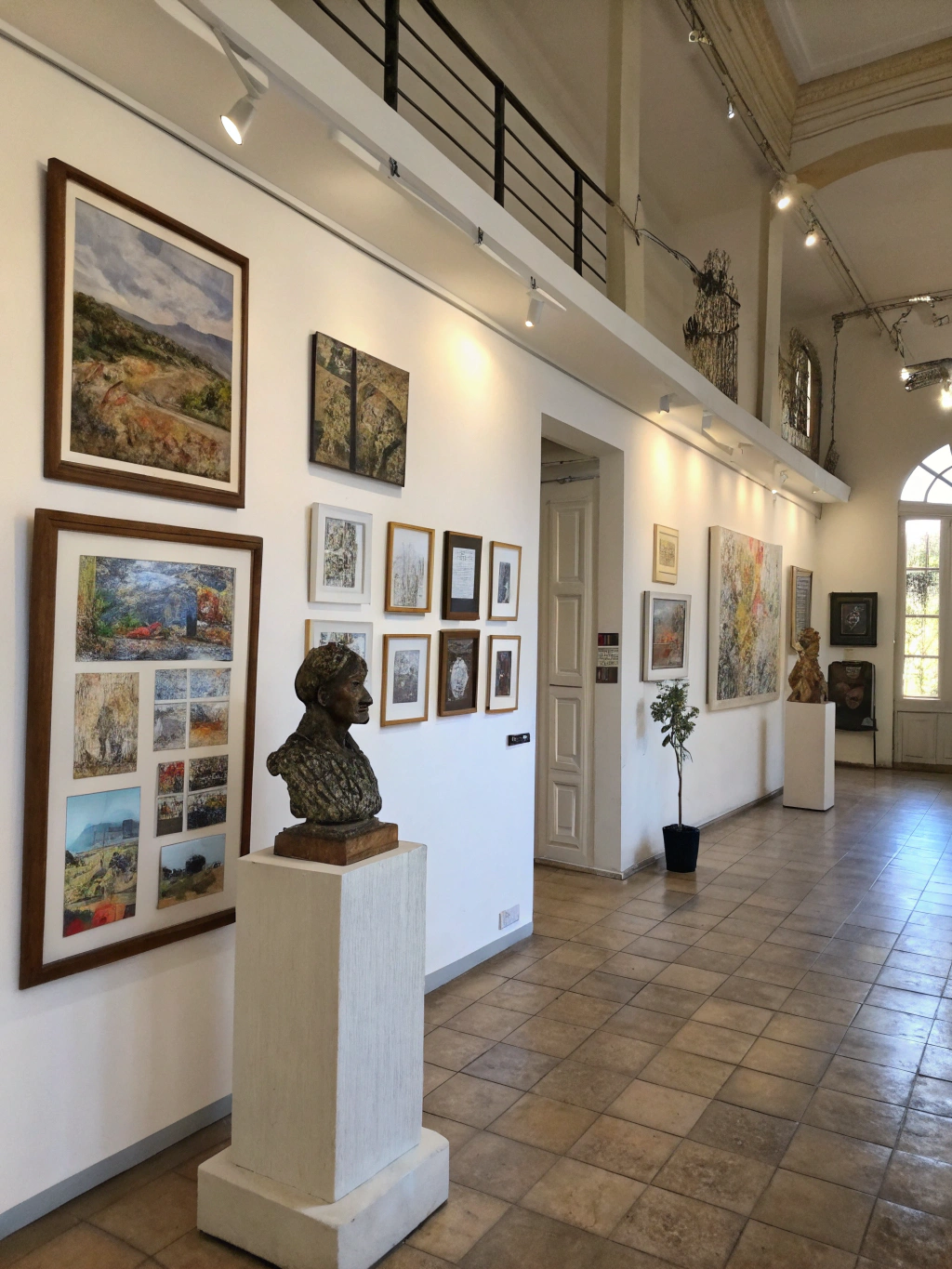 Local artists showcasing their work at a ZEBRAL exhibition