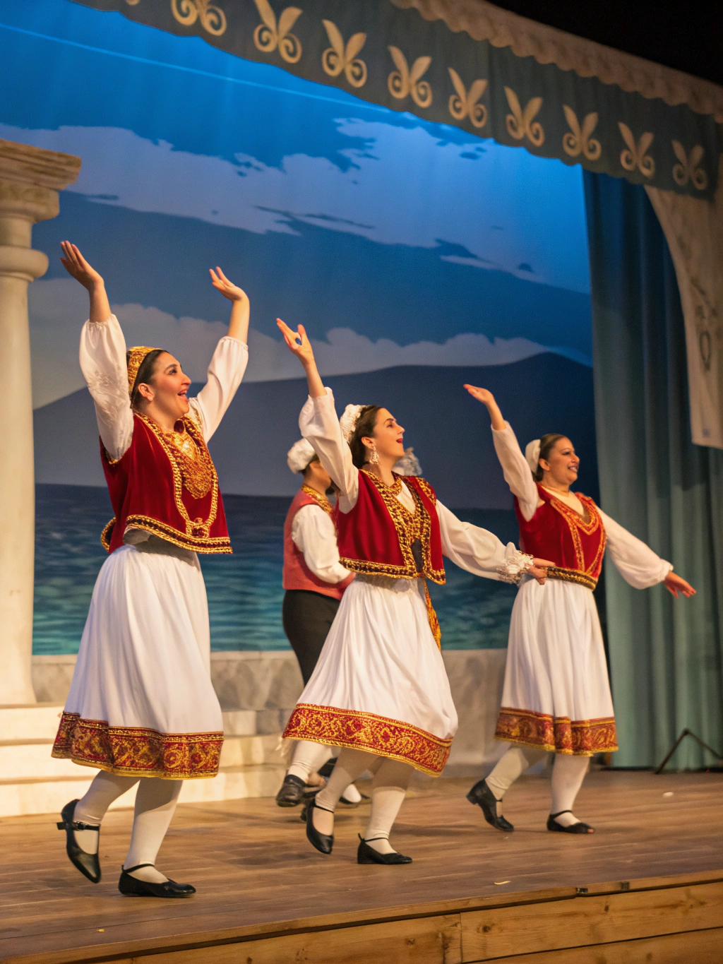 Vibrant cultural dance performance and community gathering